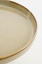 Mica Decorations Racco - Taartplateau - H11 x Ø28 cm - Steengoed - Beige