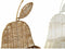 Mand DKD Home Decor Voor aan de muur 55 x 33 x 14 cm Rotan (2 Stuks)