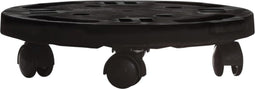vidaXL - Plantentrolley - met - wielen - 170 - kg - diameter - 30 - cm - zwart