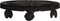 vidaXL - Plantentrolley - met - wielen - 170 - kg - diameter - 30 - cm - zwart