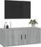 vidaXL - Tv-wandmeubel - 100x34,5x40 - cm - grijs - sonoma - eikenkleurig