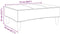 vidaXL - Voetenbank - 77x55x31 - cm - stof - donkergrijs