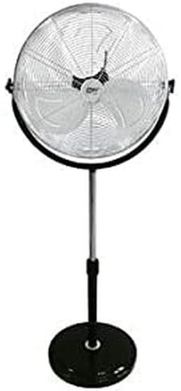 Staande ventilator EDM 33939 Zwart Zilverkleurig 120 W industrial