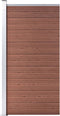 vidaXL - Schuttingpaneel - 95x186 - cm - HKC - bruin