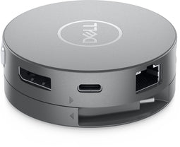 Dell DA310 - 7-in-1 USB-C Reisadapter - 90W Netvoeding - Zilver
