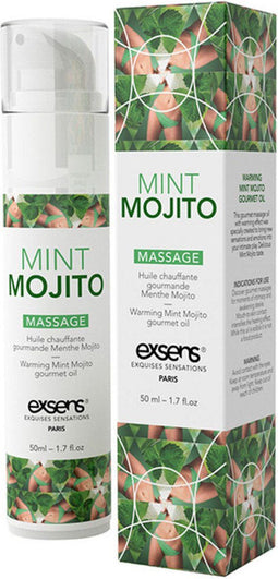 Verwarmende Massage Olie Met Smaak - Mojito