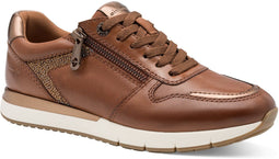 Tamaris Comfort Essentials - Dames Sneakers - Antishokk-demping - Cognac