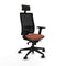 Bureaustoel met hoofdsteun Piqueras y Crespo 2D066N1 Bruin