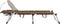 vidaXL - Ligbed - extra - hoog - inklapbaar - senior - aluminium - bruin