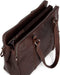 Leren Laptoptas / Schoudertas - Kansas - Donkerbruin