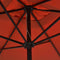 vidaXL - Parasol - met - metalen - paal - 300x200 - cm - terracotta