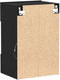 vidaXL - LED - TV - kast - - - 2 - stuks - - - Zwart - Eiken - - - 40x30x60,5cm - - - Gelaagd - Hout