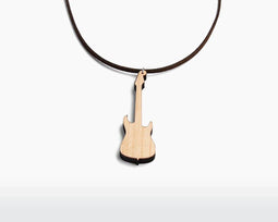 Houten Ketting – Elektrische Gitaar – Esdoorn