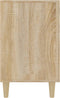 vidaXL - Dressoir - 100x36x60 - cm - bewerkt - hout - sonoma - eikenkleurig