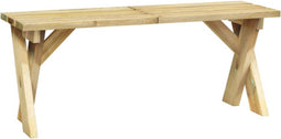 vidaXL - Tuinbank - 110 - cm - geïmpregneerd - grenenhout