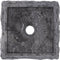vidaXL - Gootsteen - 30x30x13 - cm - marmer - grijs