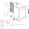 Whirlpool W2F HD624 X - Vrijstaande vaatwasser - 14 couverts - RVS