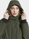 Didriksons JOSEFINE - WNS PARKA Dames - Afneembare capuchon - Donkergroen (2022)