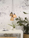 GOOD&MOJO Hanglamp Kalimantan - Bamboe/Zwart - 44x44x36cm - 3L - Scandinavisch,Bohemian - Hanglampen Eetkamer, Slaapkamer, Woonkamer