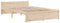 vidaXL - Bedframe - massief - hout - 120x190 - cm