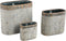 PTMD Gino Bloempot - 40 x 20 x 36 cm - Cement - Goud