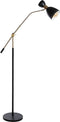 Vloerlamp DKD Home Decor 109 x 30 x 168 cm Zwart Gouden Metaal 220 V 50 W