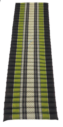 Thais rolmatras lounge kussen L mat voor meditatie yoga massage of relaxen 180 cm x 54 cm Groen