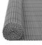 vidaXL - Tuinafscheiding - dubbelzijdig - 110x300 - cm - grijs