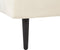 GUERET - Chaise longue - Beige - Symmetrisch - Fluweel