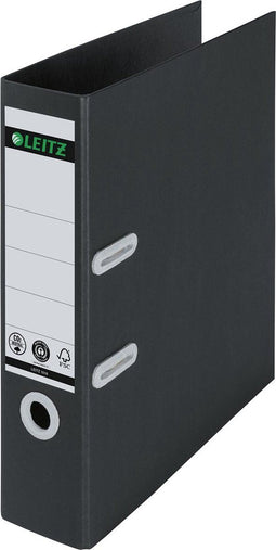 Ordner leitz recycle 180° 80mm karton a4 zwart | 10 stuks