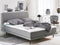 MADAME - Boxspring - Grijs - 160 x 200 cm - Polyester