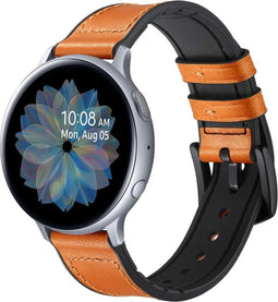 iMoshion Echt lederen bandje Galaxy Watch 40/42mm / Active 2 42/44mm / Watch 3 41mm - Bruin
