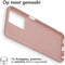 iMoshion Hoesje Geschikt voor Oppo A57s / A57 Hoesje Siliconen - iMoshion Color Backcover - lichtroze