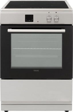 Frilec KÖLN-ECI60-60I - Vrijstaand Inductie Fornuis - 4 kookzones - 65L oven - Inox
