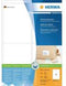 Herma - Adress-etiketten - Zelfklevend A4 99.1x139 mm - Wit (400 st.)