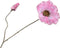Silk-ka Zijden Bloem-Kunstbloem Klaproos Steel Roze-Wit 75 cm Voordeelaanbod Per 2 Stuks