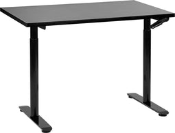DESTINAS- Verstelbaar bureau - Zwart - 120 x 72 cm - Spaanplaat