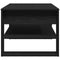 vidaXL - Salontafel - Zwart - Eiken - 102x55x45 - cm - Bewerkt - Hout