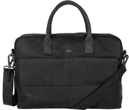 DSTRCT Wall Street - Aktetas - 17.3 inch laptopvak - Zwart