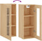 vidaXL - Hangkast - 34,5x34x90 - cm - sonoma - eikenkleurig
