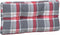 vidaXL - Palletkussens - 5 - st - ruitpatroon - stof - rood