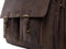 Leren Aktetas - Vintage Buffelleer - Heren & Dames - Laptoptas tot 15 inch - Donkerbruin