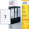 Avery - Ordnerrugetiketten - 192 x 38 mm - permanent klevend - wit (700 stuks)