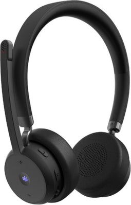 Lenovo Draadloze VoIP Headset - Microsoft Teams Open Office - 31 uur gesprekstijd - Zwart