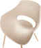 MILLERS - Set van 4 stoelen - Beige - Synthetisch materiaal