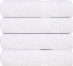 vidaXL - Douchehanddoeken - 4 - st - 70x140 - cm - 360 - g/m² - 100% - katoen - wit