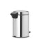 Brabantia NewIcon Prullenbak - 3 liter - Brilliant Steel