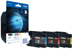 Brother LC-1280 XL - Hoge opbrengst inktcartridge - Cyaan Magenta Geel (3-pack)