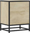 vidaXL - Nachtkastje - 40x31x50 - cm - bewerkt - hout - sonoma - eikenkleurig