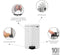 Brabantia NewIcon Prullenbak - 20 liter - Pedaal - Wit